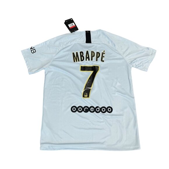 NEW Nike Kylian Mbappe Paris Saint-Germain 2018/2019 Away Jersey Size L - Picture 2 of 9